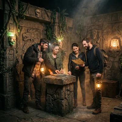 Escape Room in der Black Fox World